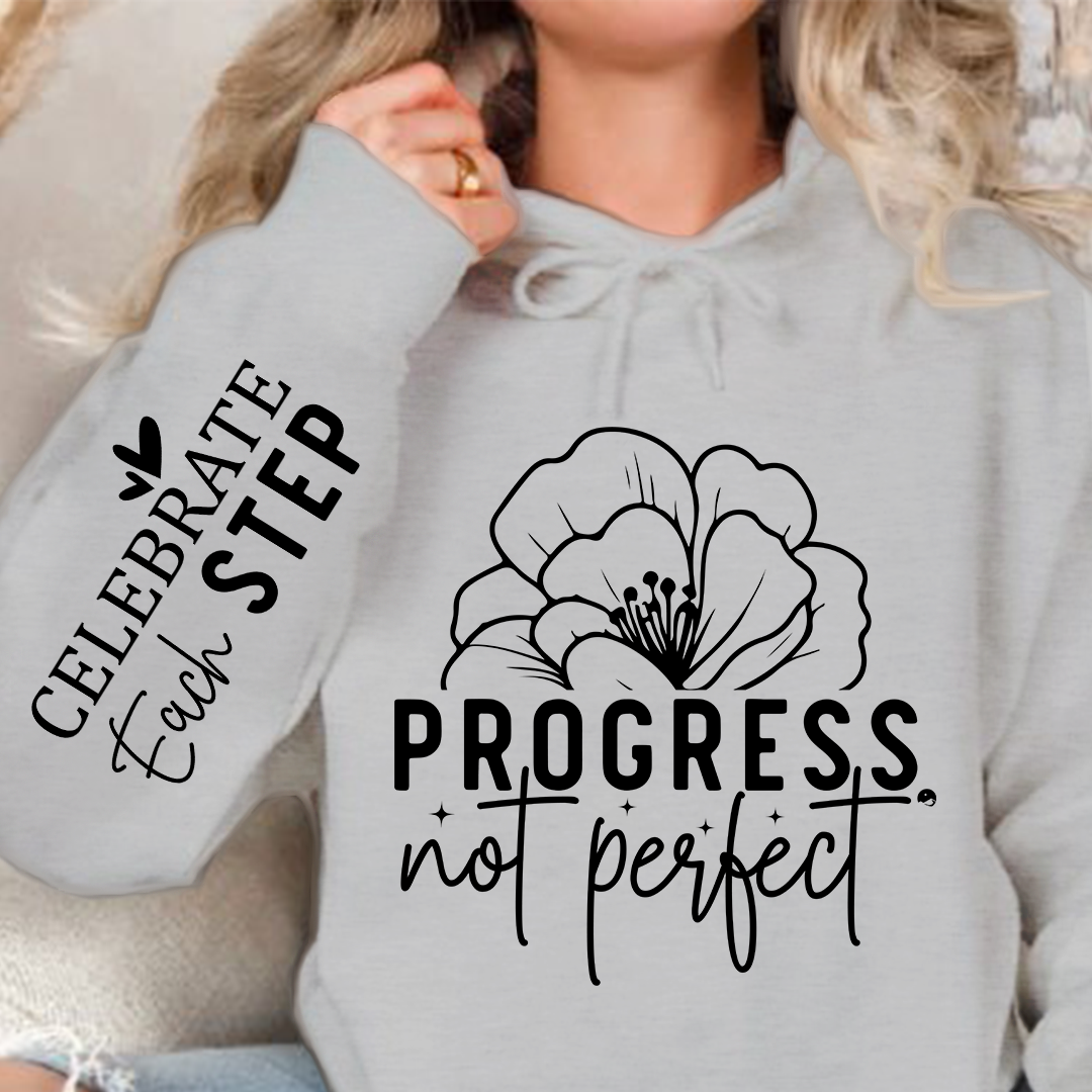 Hoodie Unisex Progress Not Perfect
