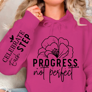 Hoodie Unisex Progress Not Perfect