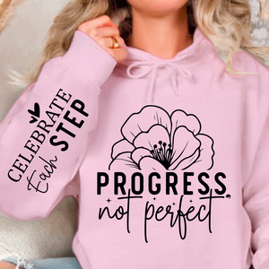 Hoodie Unisex Progress Not Perfect