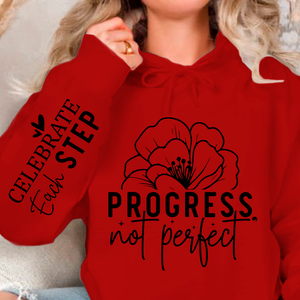 Hoodie Unisex Progress Not Perfect