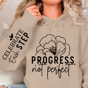 Hoodie Unisex Progress Not Perfect