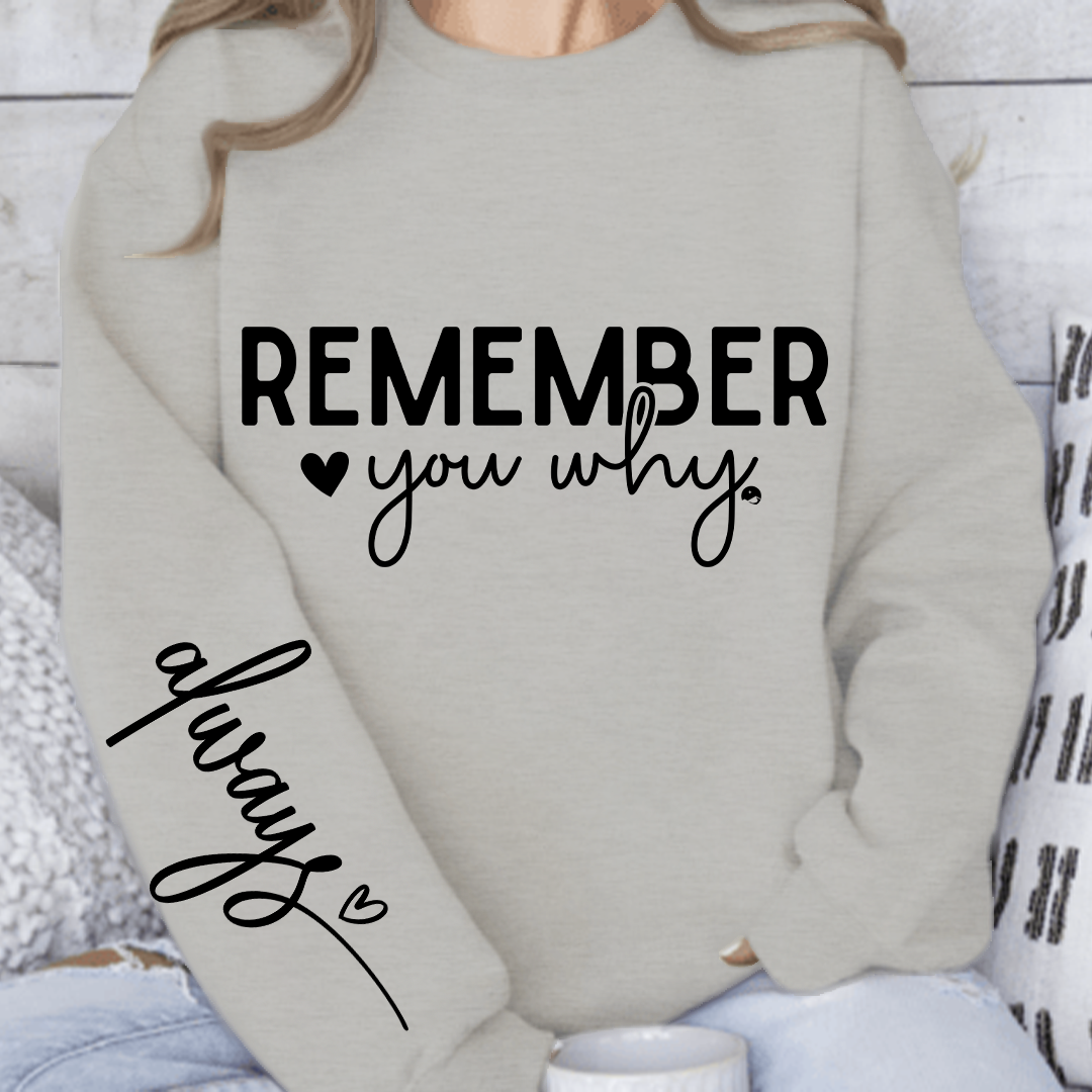 Sweatshirt Unisex Remember You Why
