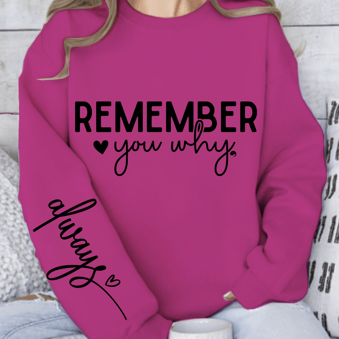 Sweatshirt Unisex Remember You Why