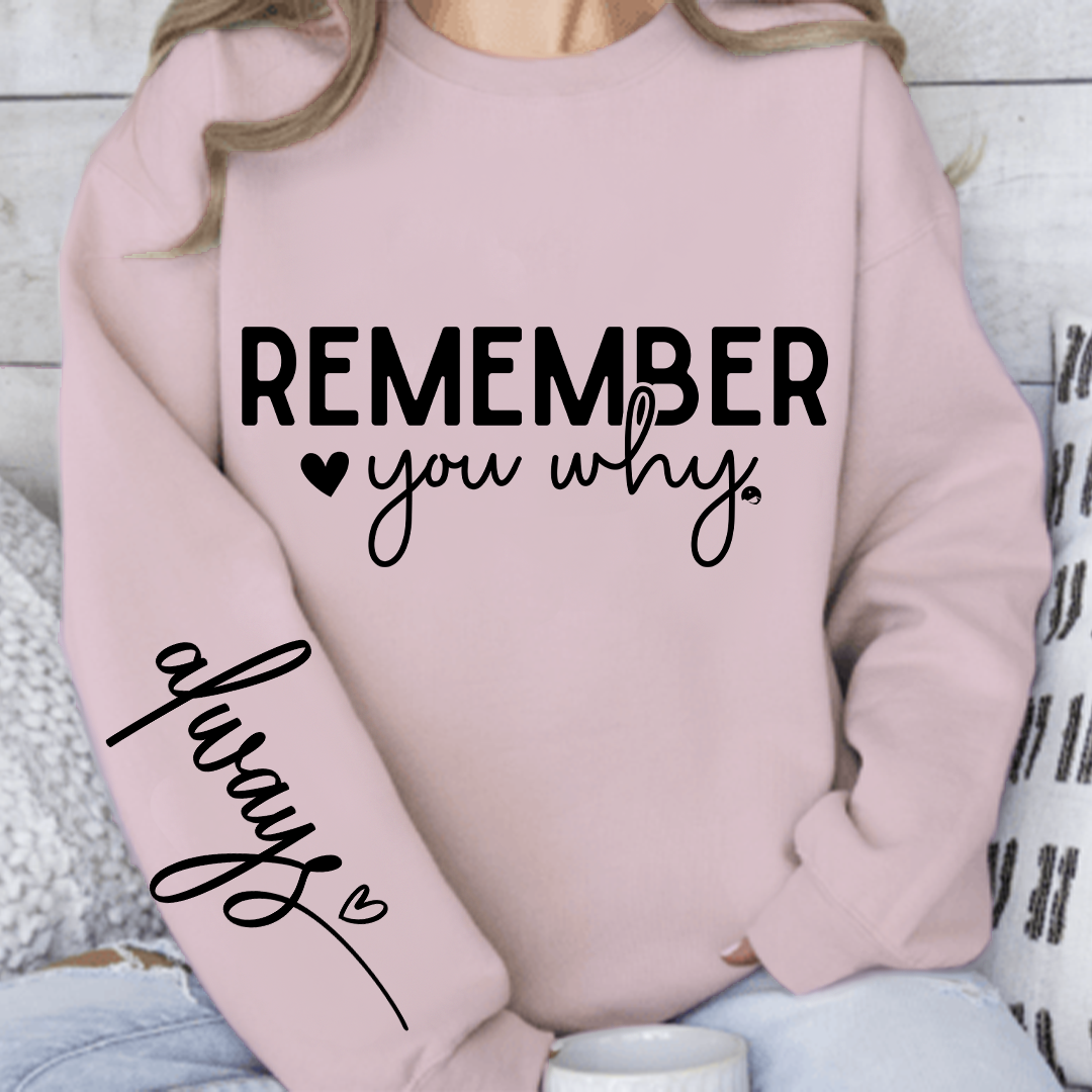 Sweatshirt Unisex Remember You Why