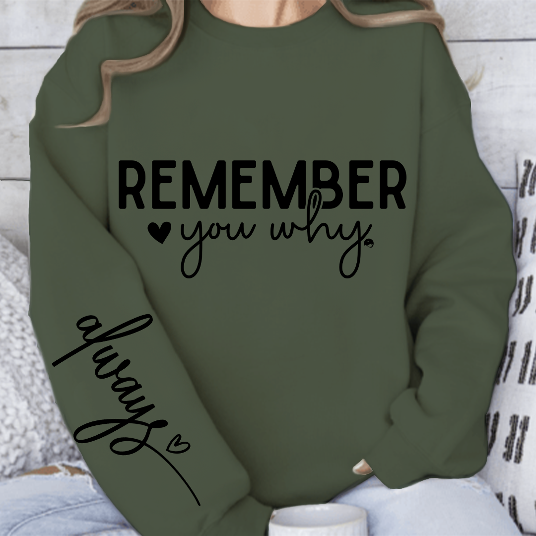 Sweatshirt Unisex Remember You Why