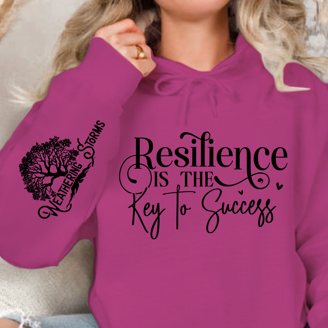 Hoodie Unisex Resilience is the Key to Success