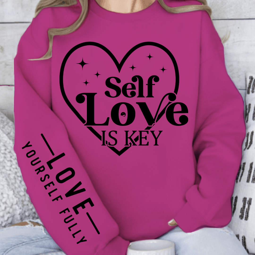 Sweatshirt Unisex Self-love Is Key