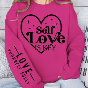 Sweatshirt Unisex Self-love Is Key