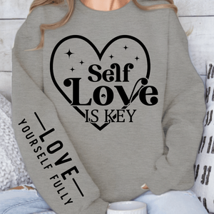Sweatshirt Unisex Self-love Is Key