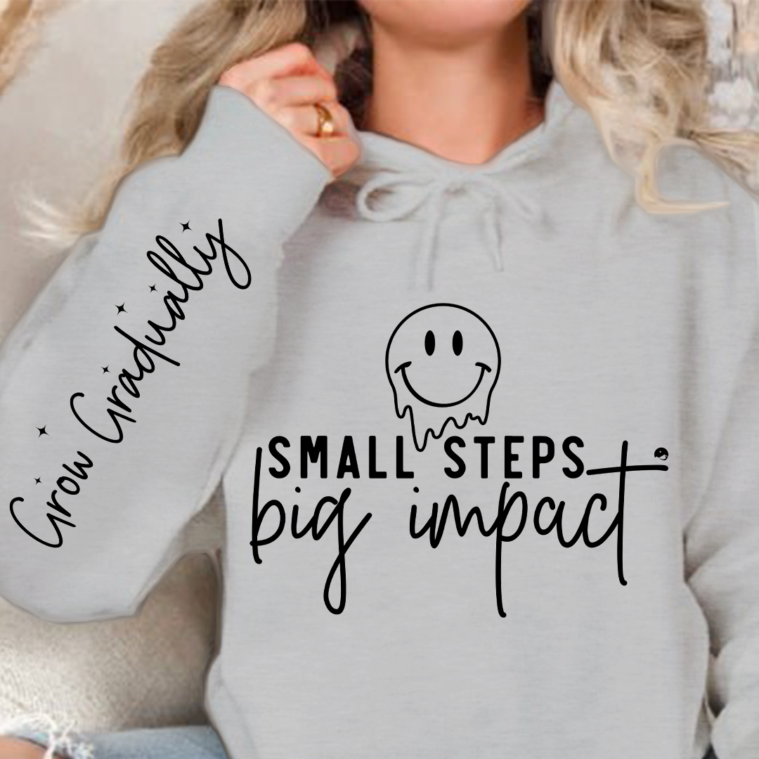 Hoodie Unisex Small Steps Big Impact