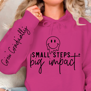 Hoodie Unisex Small Steps Big Impact