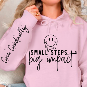 Hoodie Unisex Small Steps Big Impact