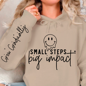 Hoodie Unisex Small Steps Big Impact