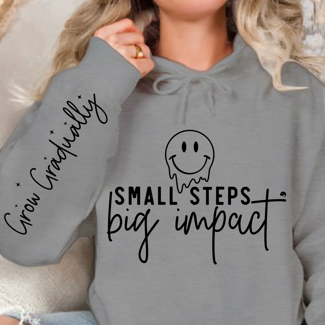Hoodie Unisex Small Steps Big Impact