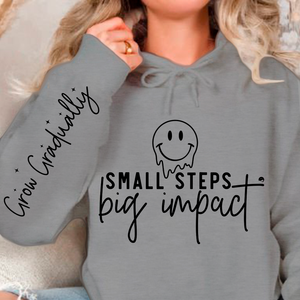 Hoodie Unisex Small Steps Big Impact