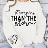 Sweatshirt Unisex Stronger Than The Storm