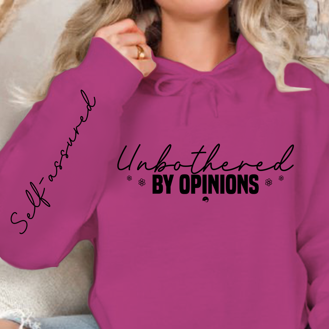 Hoodie Unisex Unbothered by opinions