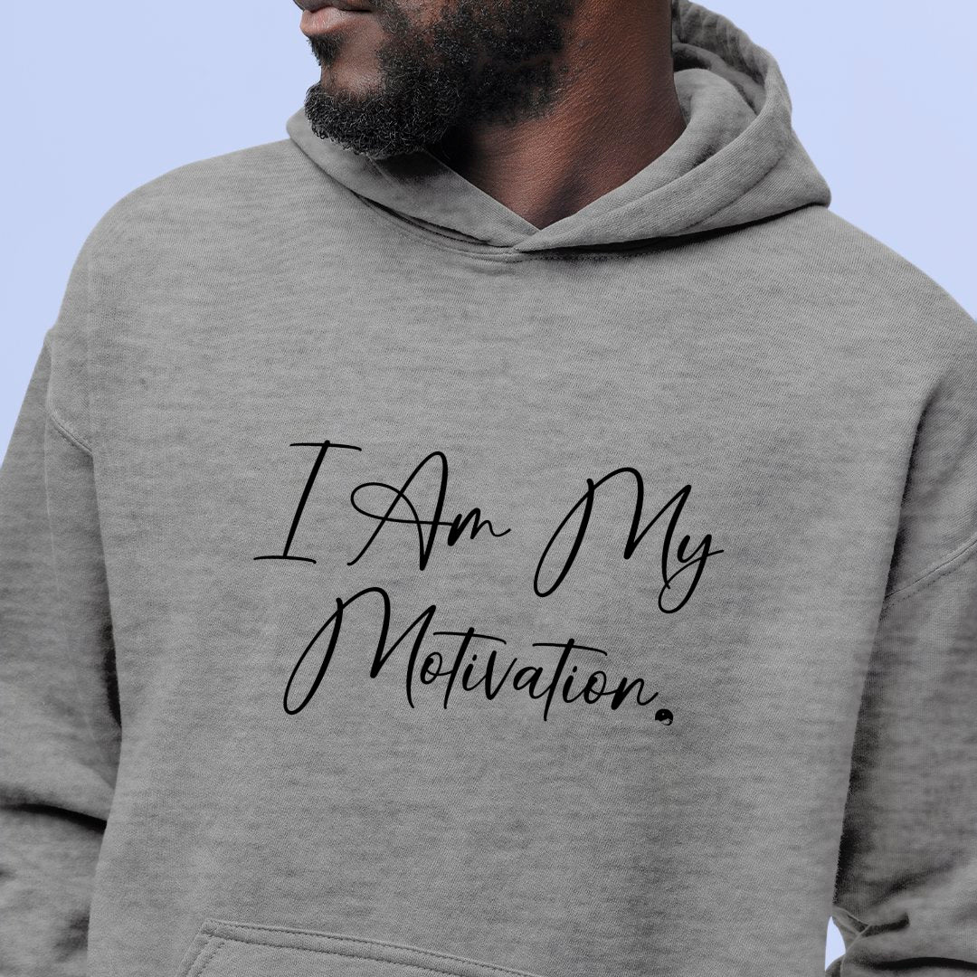 Hoodie Unisex I Am My Motivation