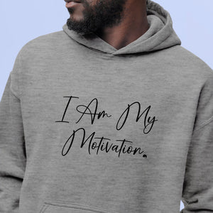 Hoodie Unisex I Am My Motivation