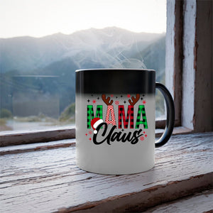 Mug Mama Claus Christmas Pattern Design