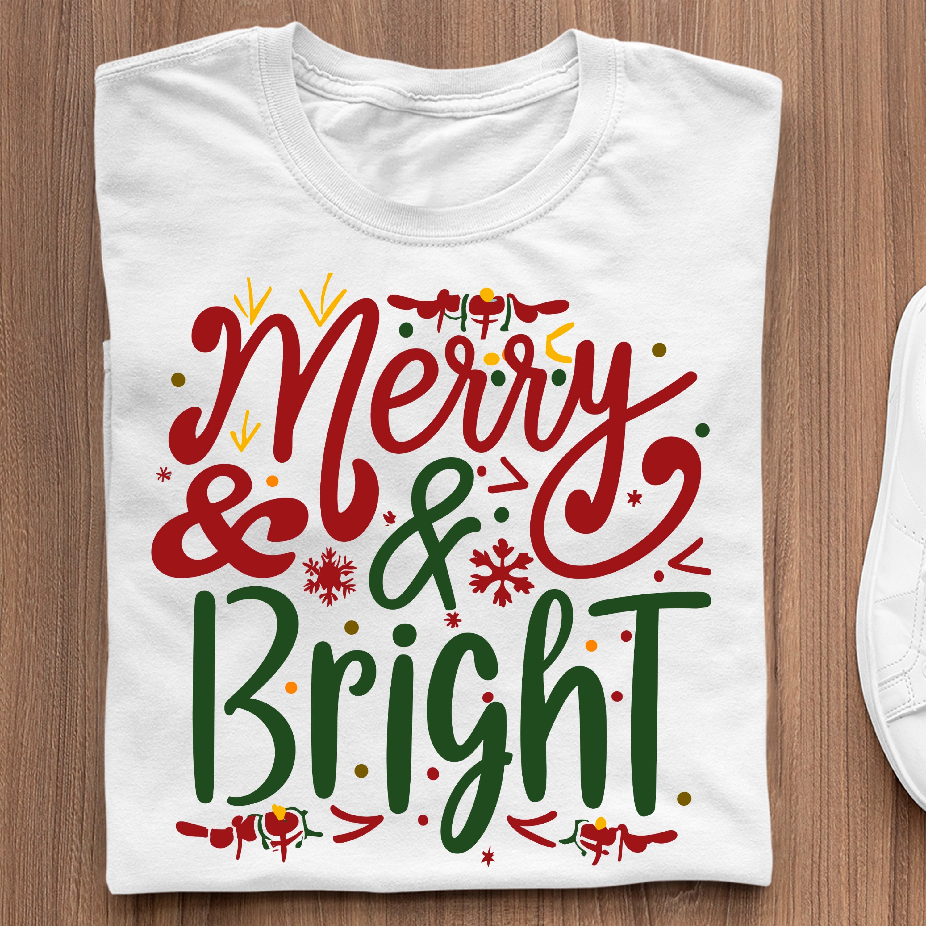 T-Shirt Merry & Bright