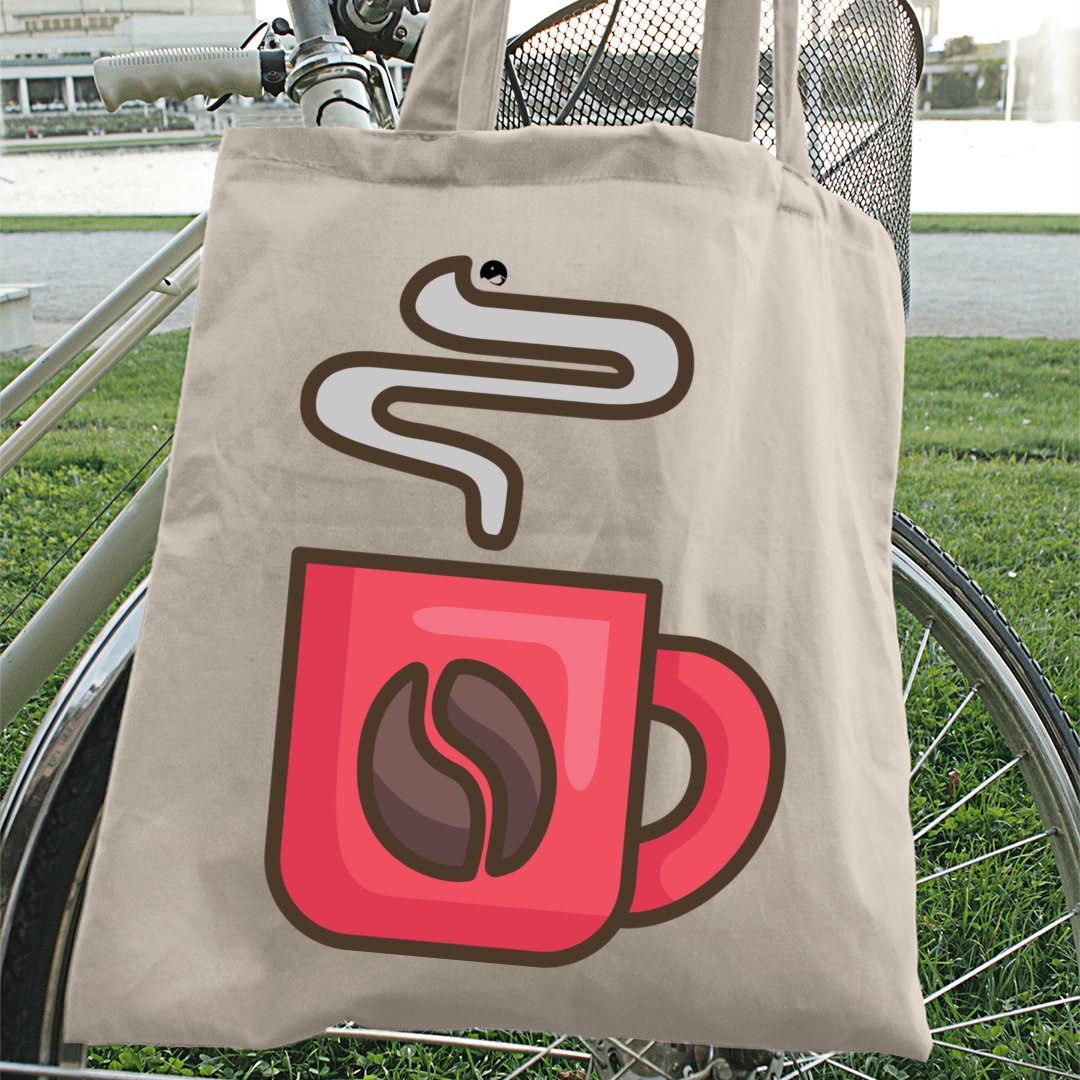 Tote Bag The Cup Of Coffee