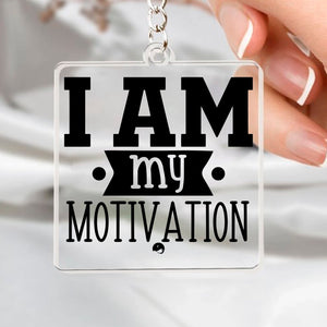 Keychain I Am My Motivation