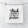 Face Towel Think Positive Be Positive