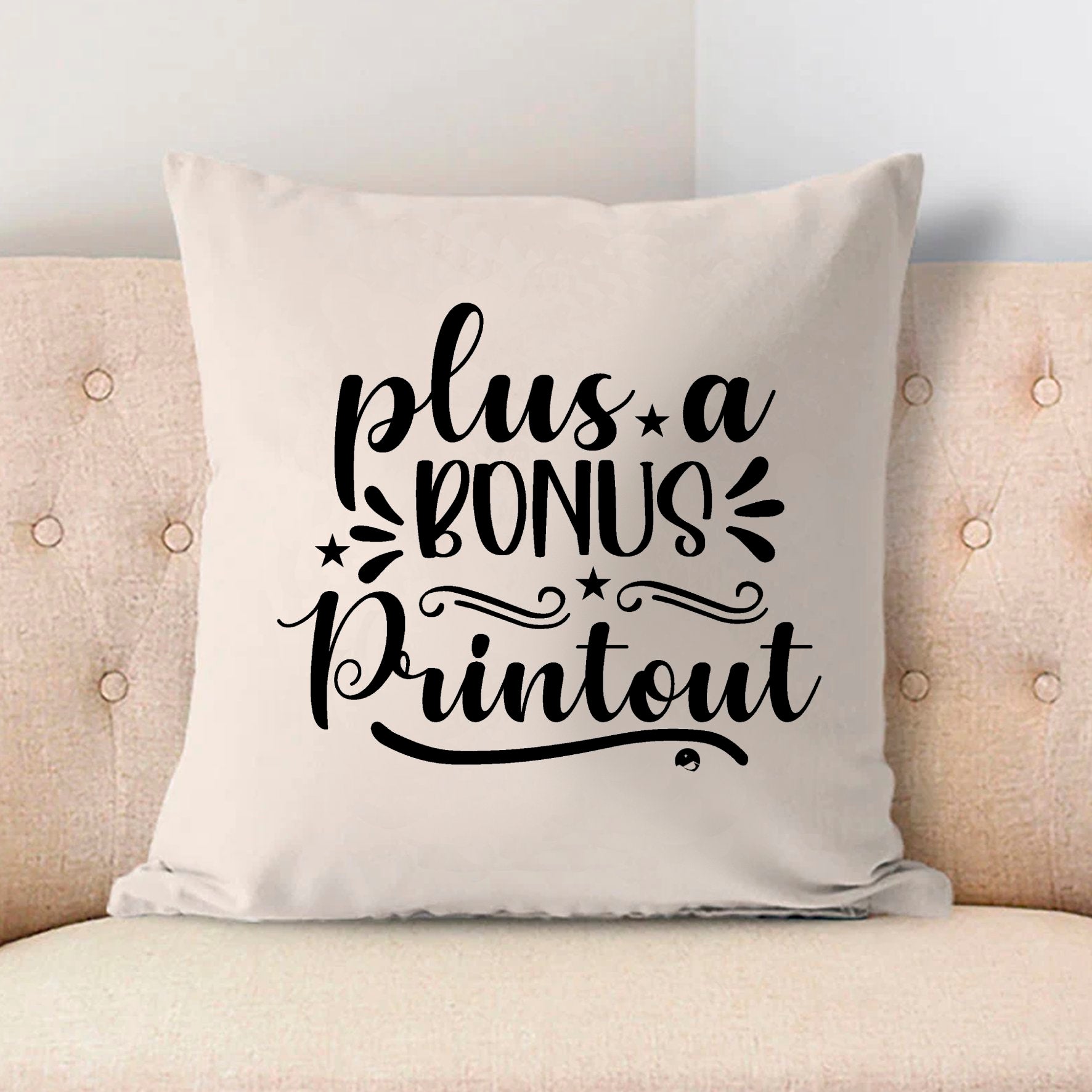 Pillow Case Plus A Bonus Printout