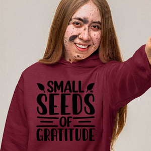 Hoodie Unisex Small Seeds Of Gratitude