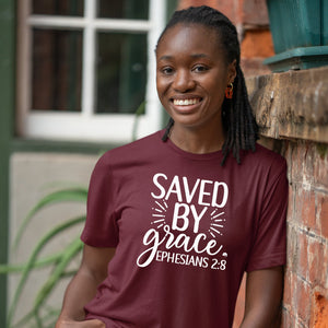 T-Shirt Saved By Grace Ephesians