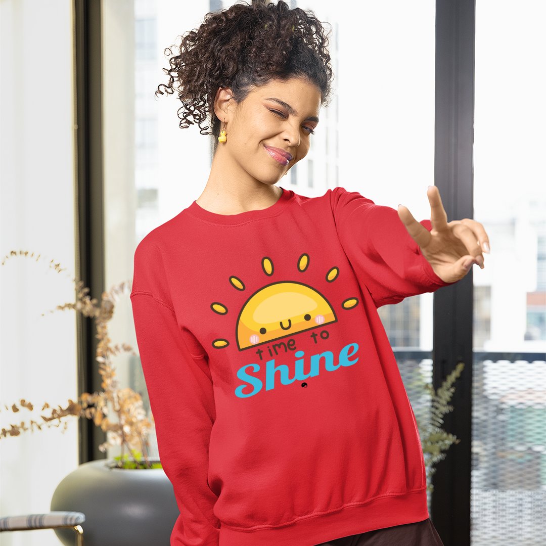 Sweatshirt Unisex Time To Shine