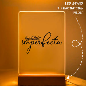 Glass Acrylic Soy Perfectamente Imperfecta