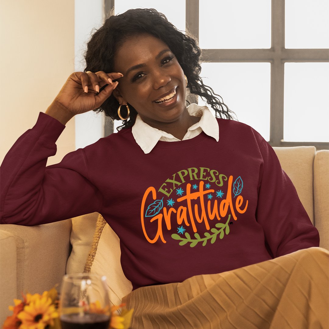 Sweatshirt Unisex Express Gratitude