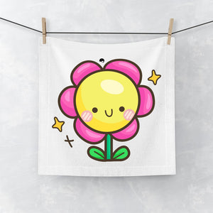 Face Towel Happy Flower