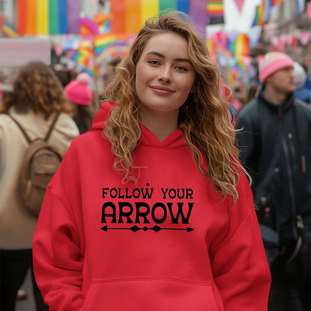 Hoodie Unisex Follow Your Arrow