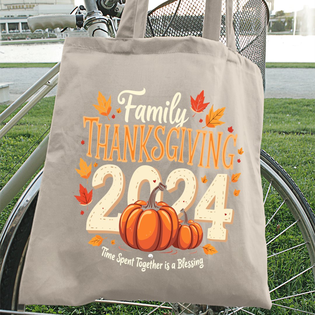 Tote Bag Family Thanksgiving 2024