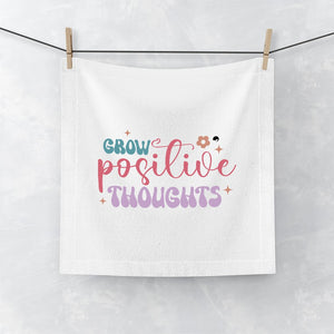 Face Towel Grow Positive Thoughts