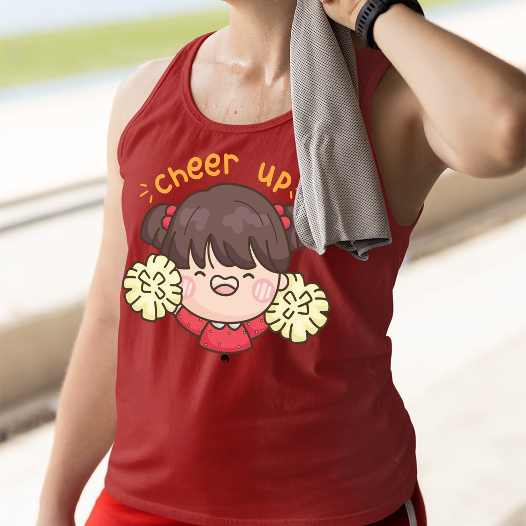 Unisex Jersey Tank Cheer Up