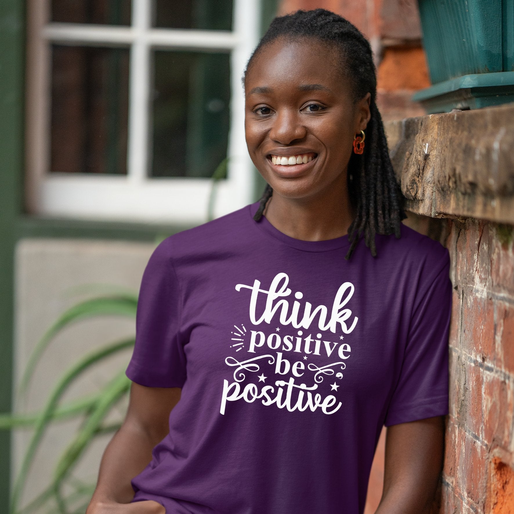 T-Shirt Think Positive Be Positive