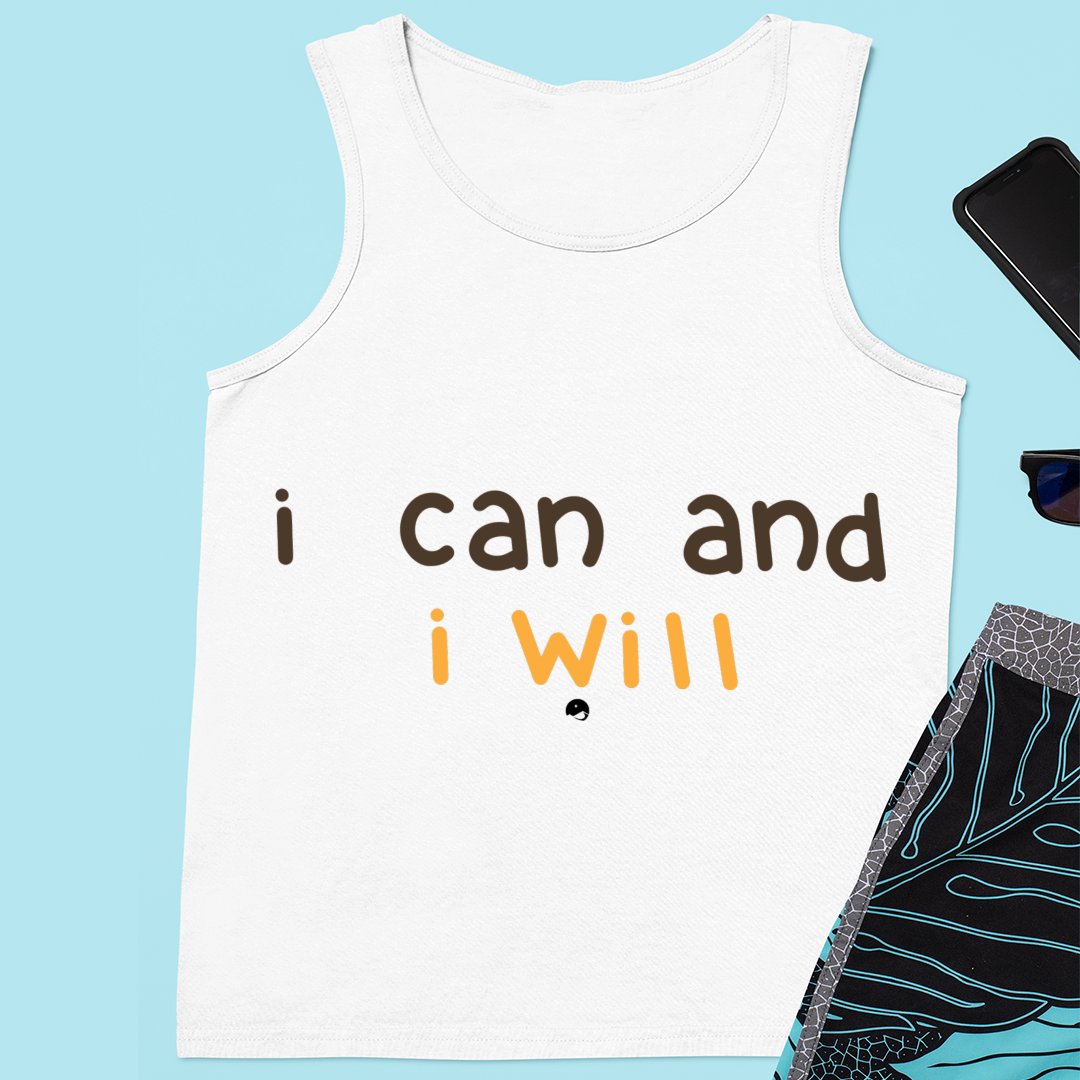 Unisex Jersey Tank I Can And I Will