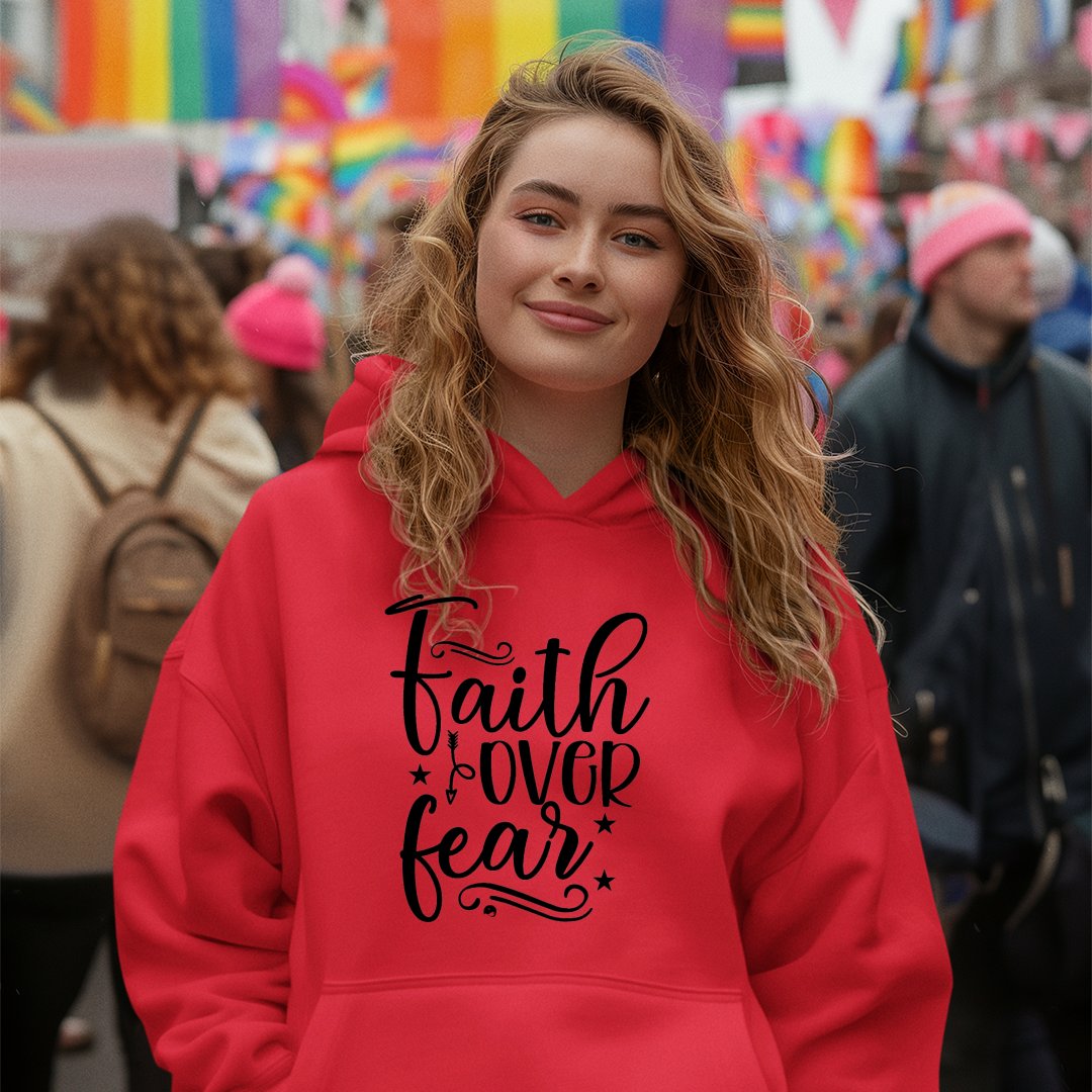 Hoodie Unisex Faith Over Fear