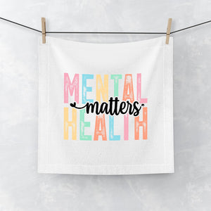 Face Towel Mental Health Matters