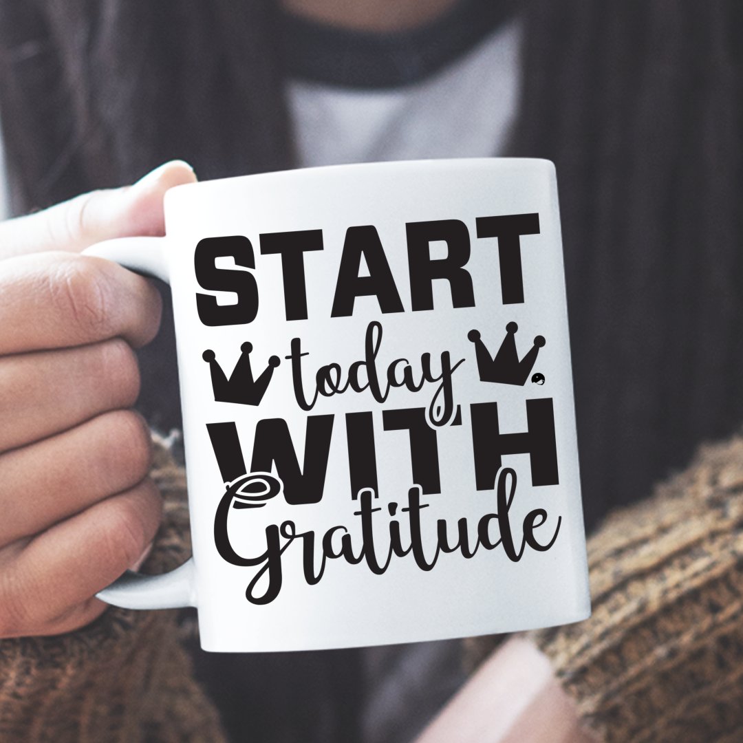 Mug Start Today With Gratitude