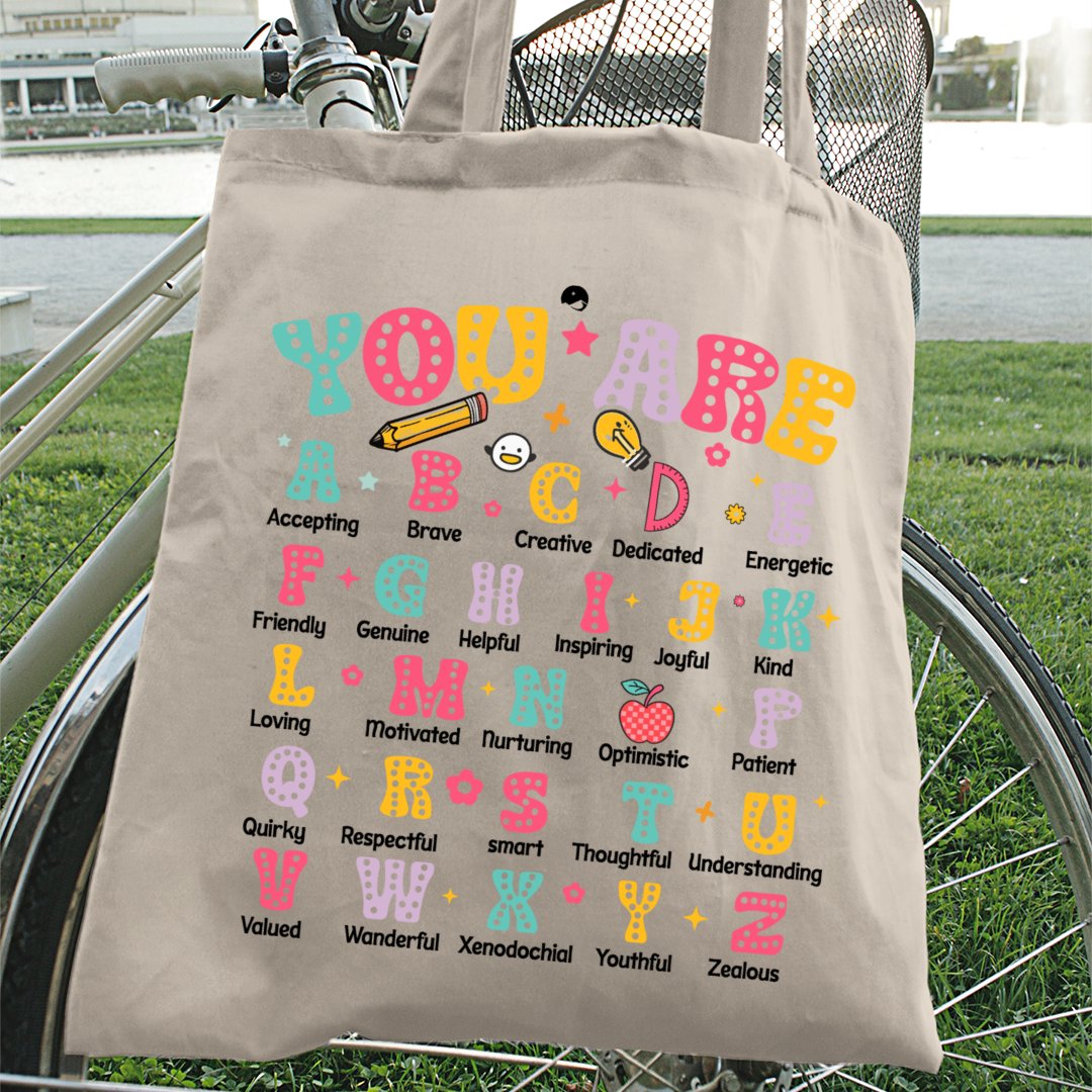 Tote Bag You Are ABCD