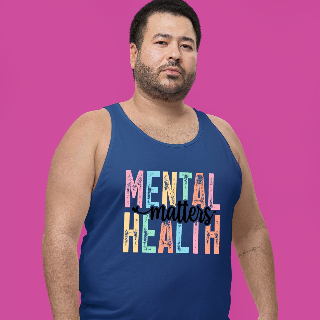 Unisex Jersey Tank Mental Health Matters