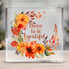 Square Acrylic glass Choose To Be Grateful