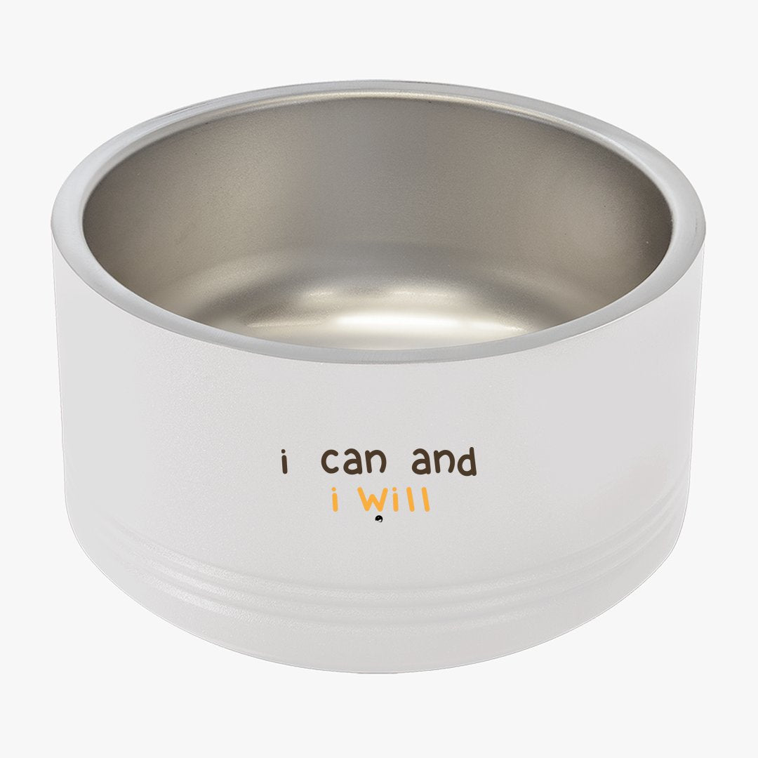 Pet Bowl I Can And I Will