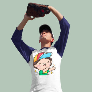 Unisex Sleeve Baseball Tee Laughter
