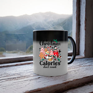 Mug Christmas Calories Don't Count Funny Retro Christmas Coffee